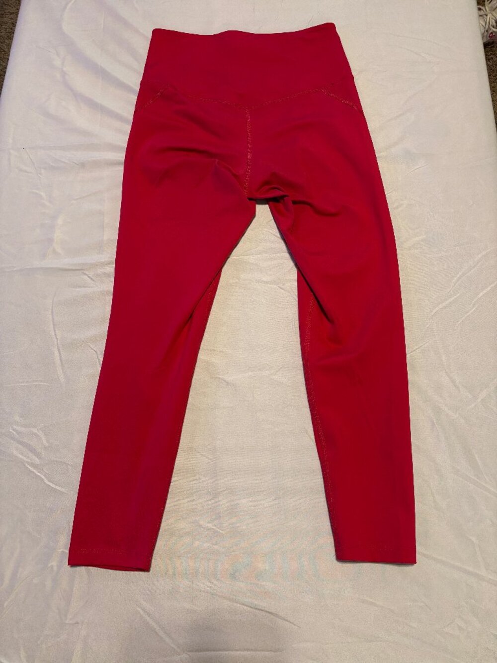 Girlfriend Collective Compressive High Rise Leggings Women's Small Red